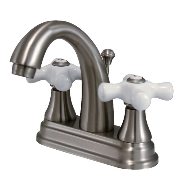 KS7618PX 4" Centerset Bathroom Faucet, Brushed Nickel